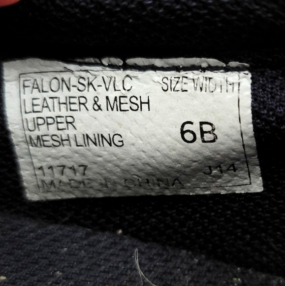 Lauren Ralph Lauren Falon Navy Blue Leather Shoes Sneakers Size 6B Youth - Picture 8 of 8